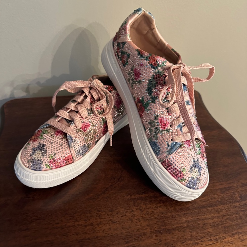 Floral Pink Sneakers